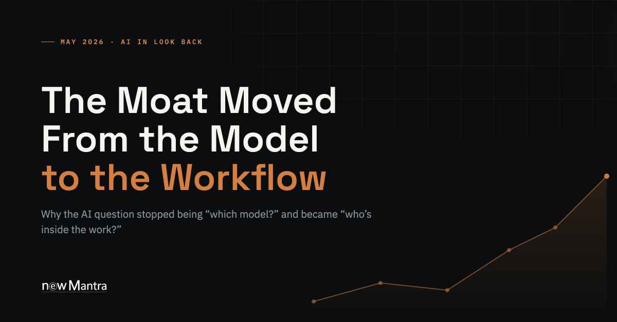 Enterprise AI in May 2026: The Moat Moved From the Model to the Workflow cover